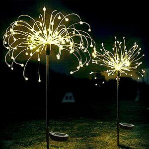 LED Solar Powered Firework Light